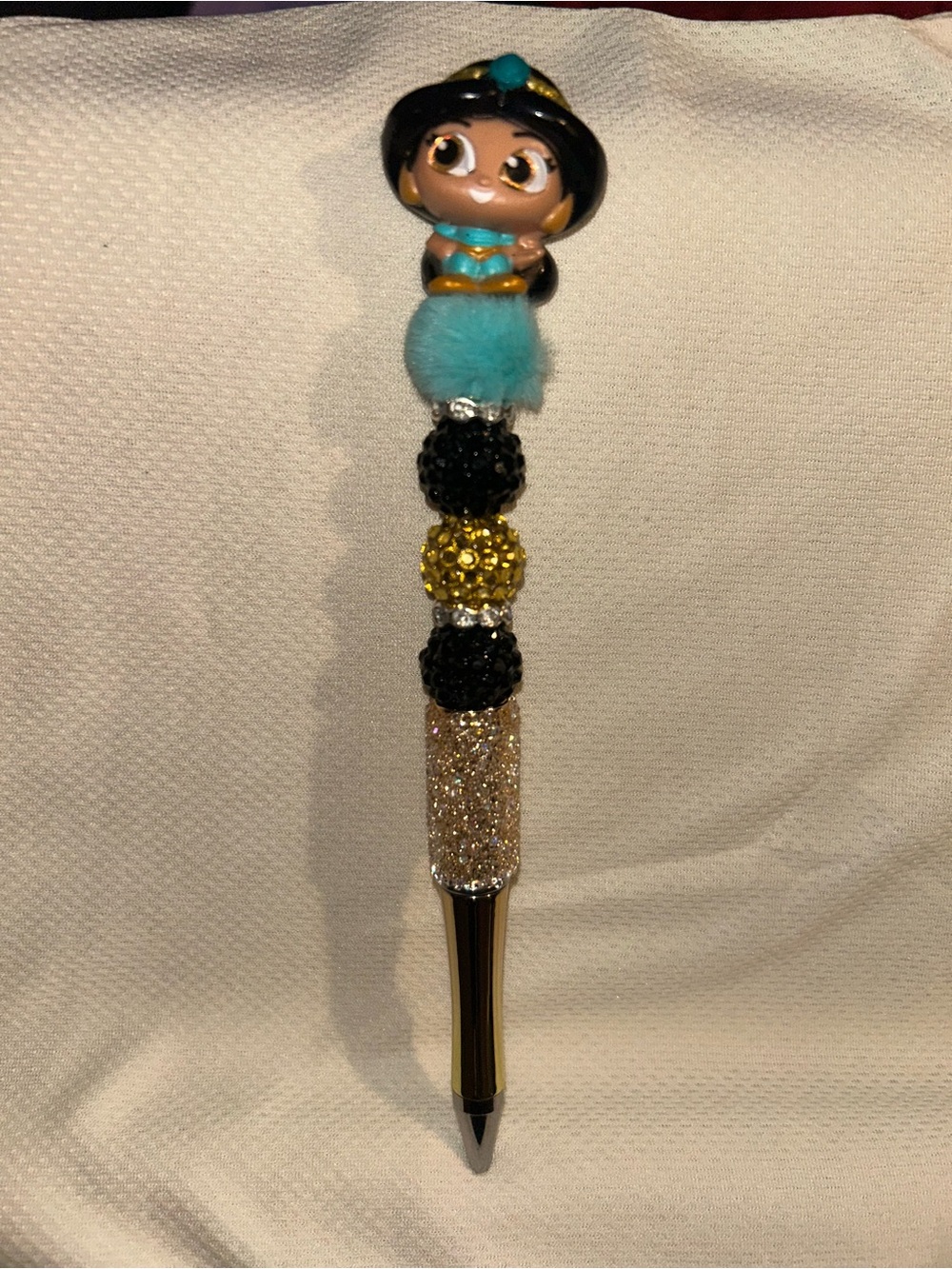 Princess Jasmine Disney Doorable beaded pen